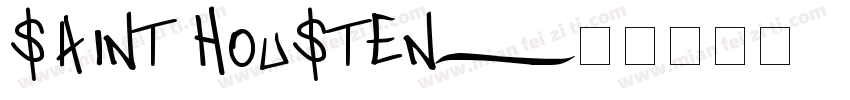 Saint Housten字体转换